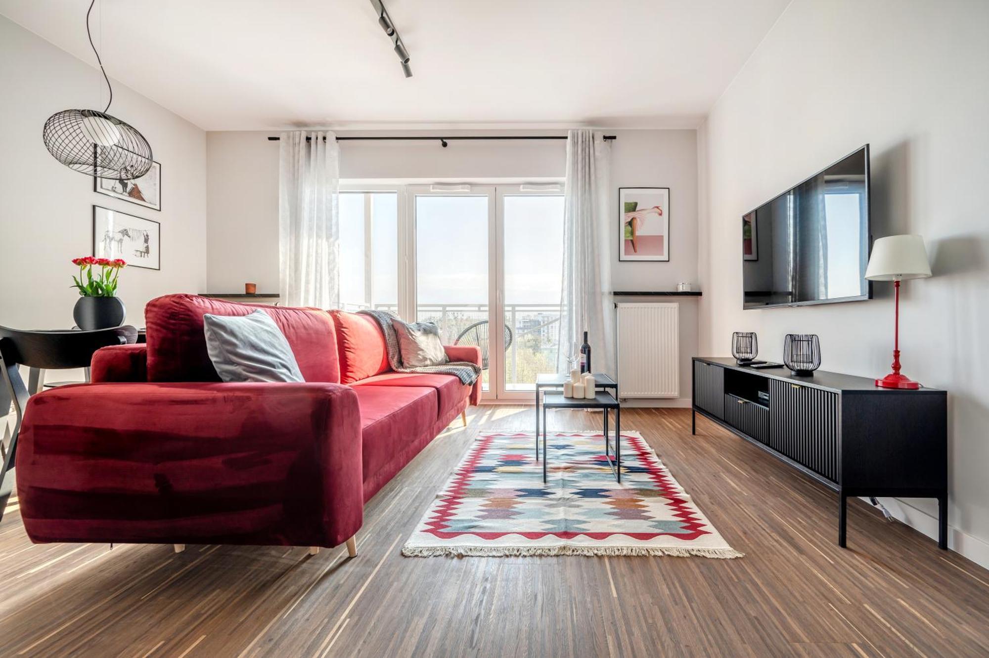 Apartment Manufaktura Business - Parking, Balcony, Nature View - By Rentujemy